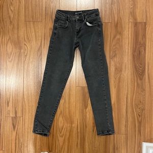 Ripzone Size 12 skinny denim jeans boys grey/black